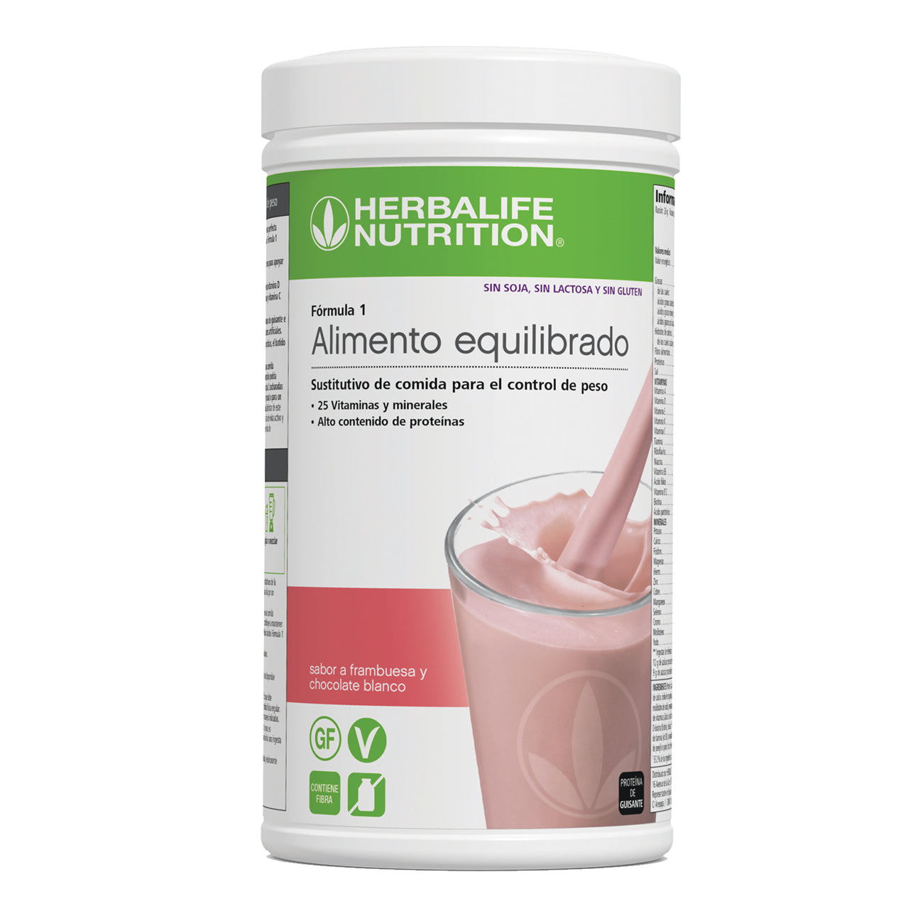 FORMULA 1 FRAMBUESA Y CHOCOLATE BLACO